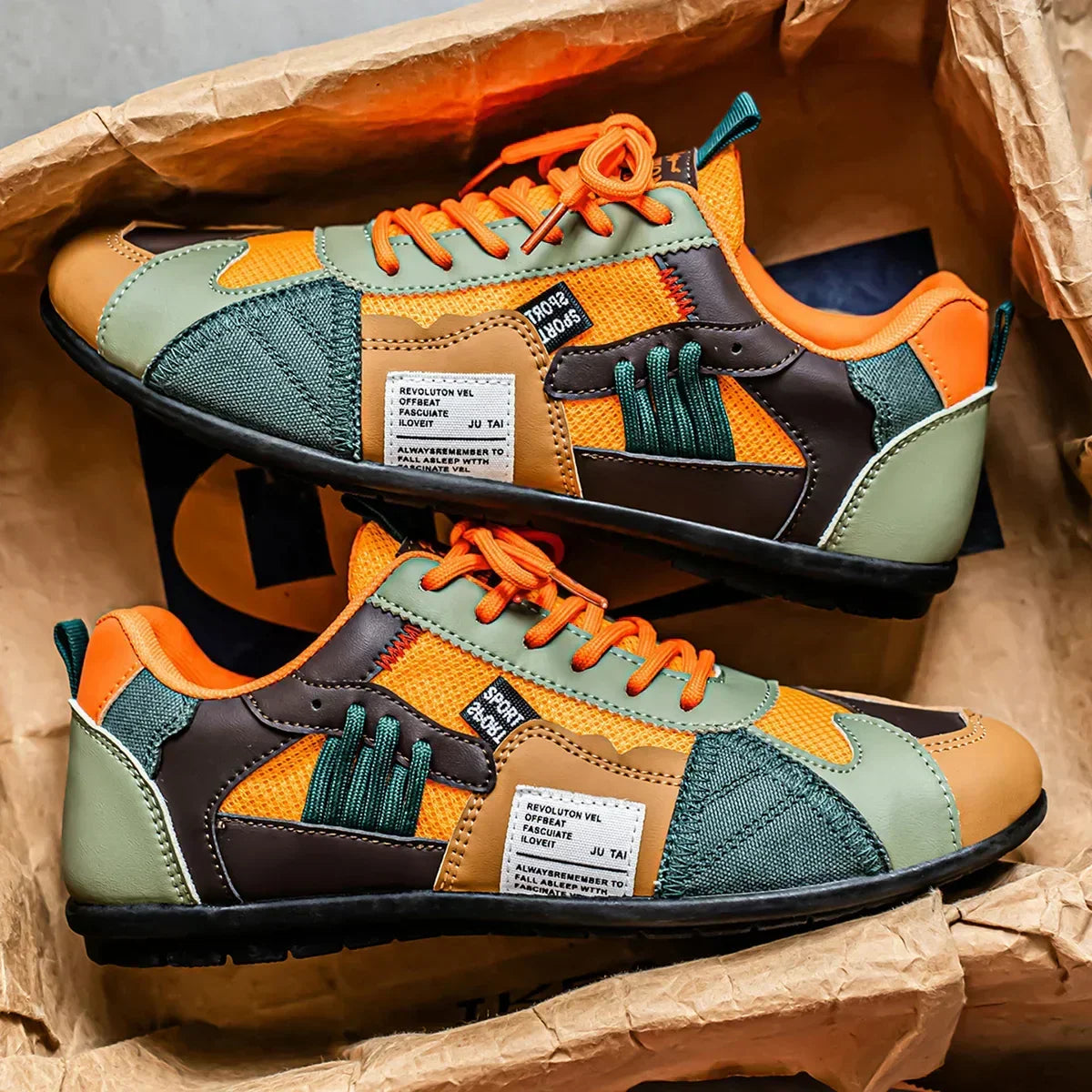 Jonathan | Retro-Sneaker im Colorblock-Look