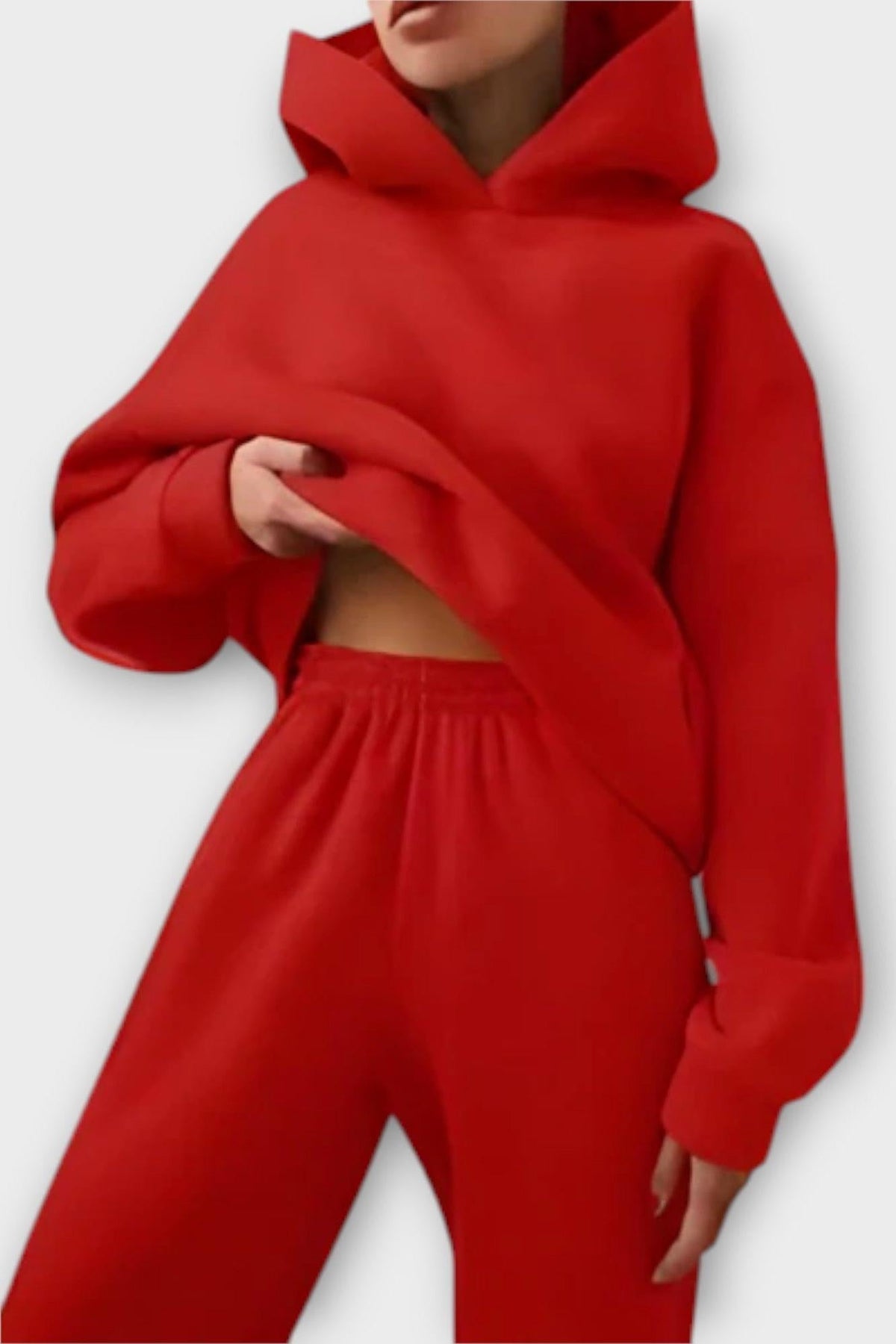 Carla | Lockerer Kapuzenpullover & Hose Set