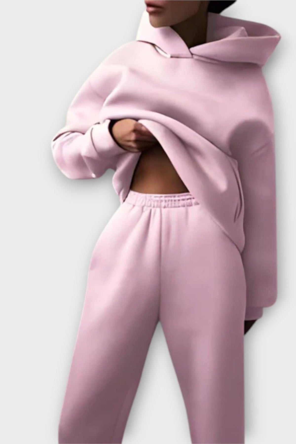 Carla | Lockerer Kapuzenpullover & Hose Set
