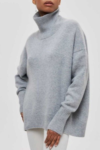 Karina | Oranger Rollkragenpullover