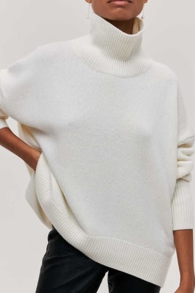 Karina | Oranger Rollkragenpullover