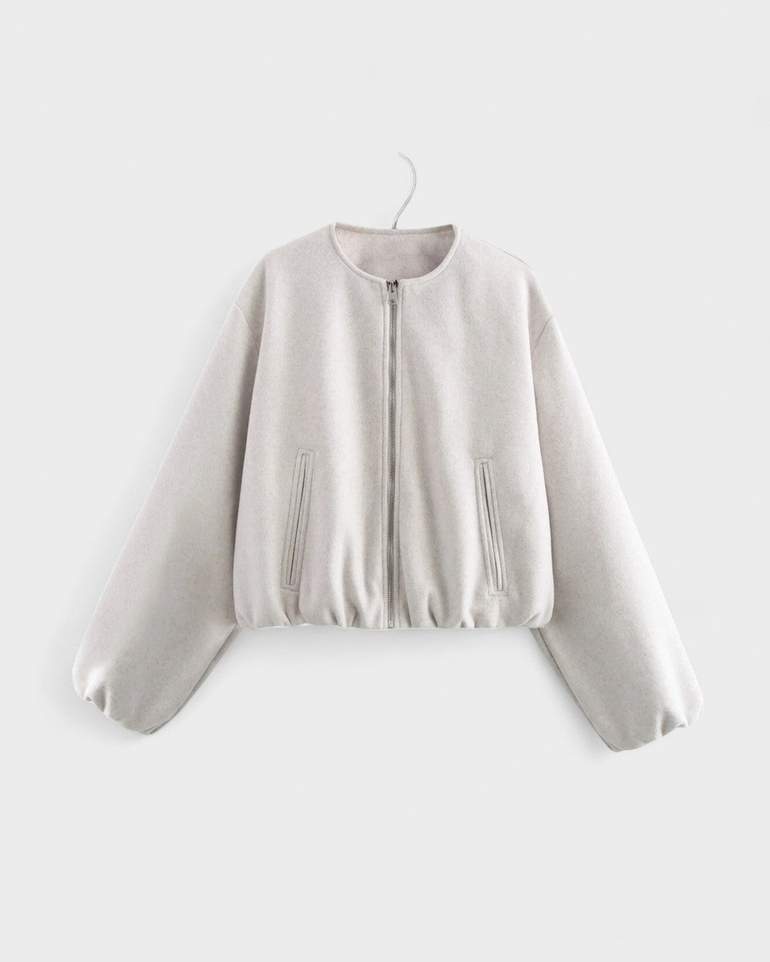 Catrin | Kurze braune Bomberjacke