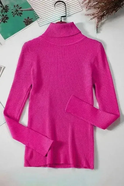 Kirsteen | Gerippter Rollkragenpullover in Elfenbein