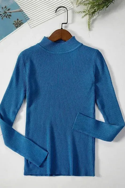 Kirsteen | Gerippter Rollkragenpullover in Elfenbein