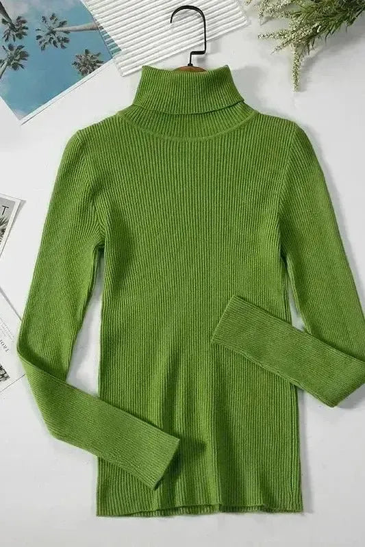 Kirsteen | Gerippter Rollkragenpullover in Elfenbein