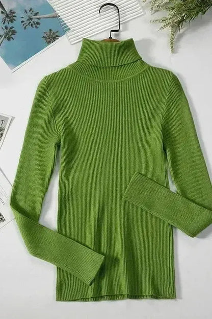 Kirsteen | Gerippter Rollkragenpullover in Elfenbein