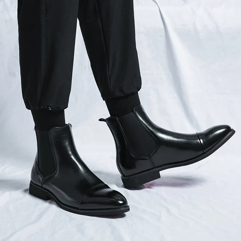 Kilian | Schwarze elegante Chelsea-Boots