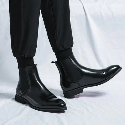 Kilian | Schwarze elegante Chelsea-Boots
