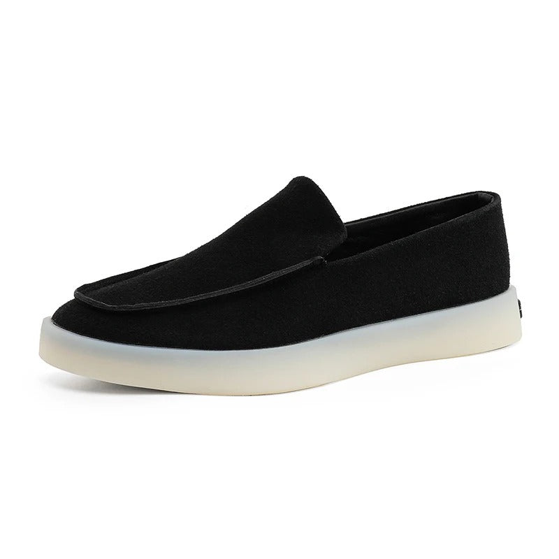 Gerald | Klassische Business-Loafer in Veloursoptik