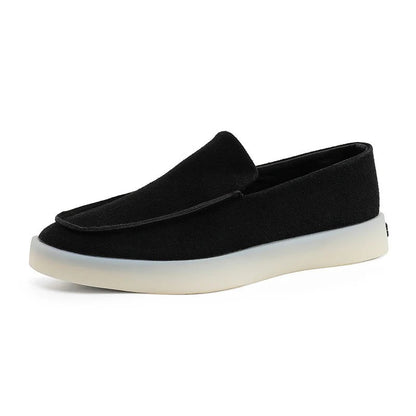 Gerald | Klassische Business-Loafer in Veloursoptik