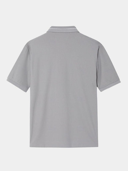Conrad | Klassisches graues Poloshirt
