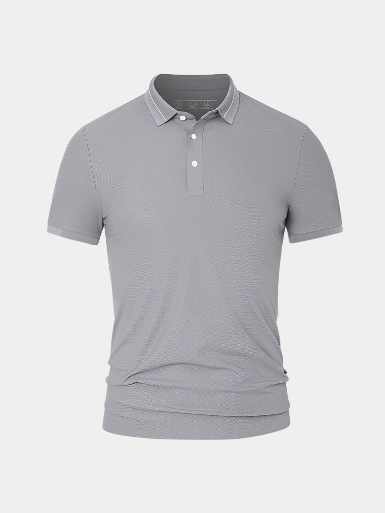 Conrad | Klassisches graues Poloshirt