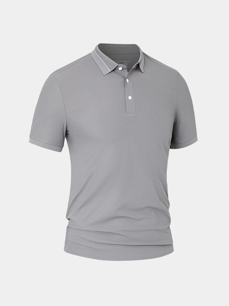 Conrad | Klassisches graues Poloshirt