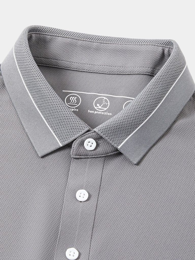 Conrad | Klassisches graues Poloshirt