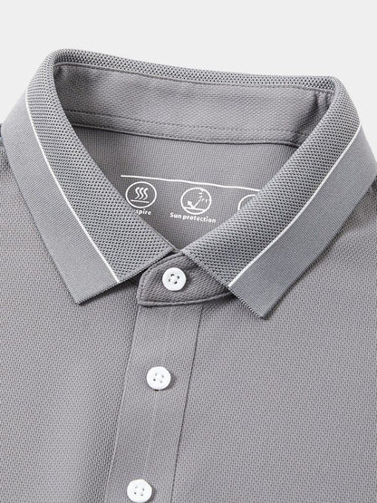 Conrad | Klassisches graues Poloshirt