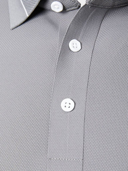 Conrad | Klassisches graues Poloshirt