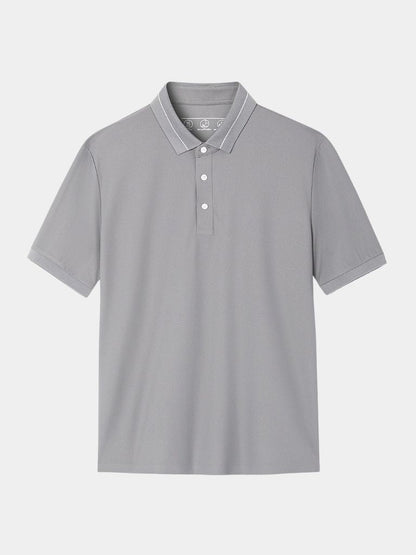 Conrad | Klassisches graues Poloshirt