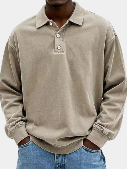 Konrad | Langarm-Poloshirt