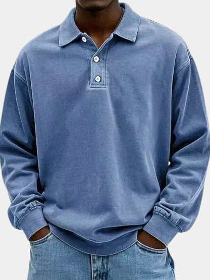 Konrad | Langarm-Poloshirt