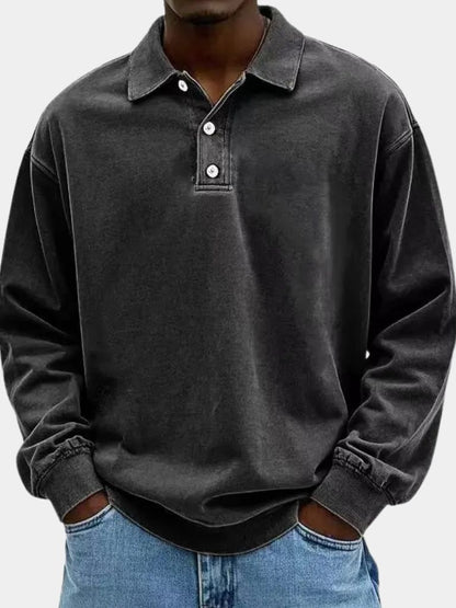 Konrad | Langarm-Poloshirt