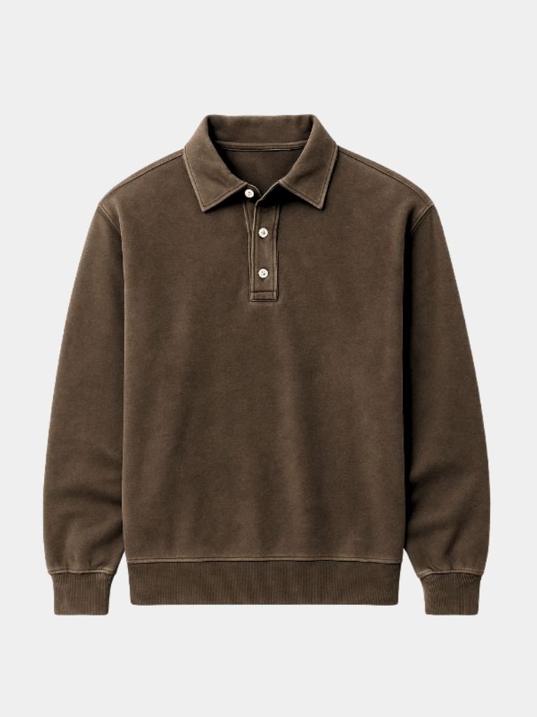 Konrad | Langarm-Poloshirt