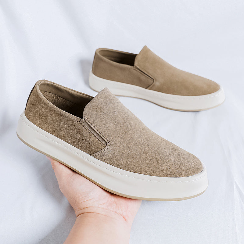 David | Bequeme Loafer in Veloursoptik