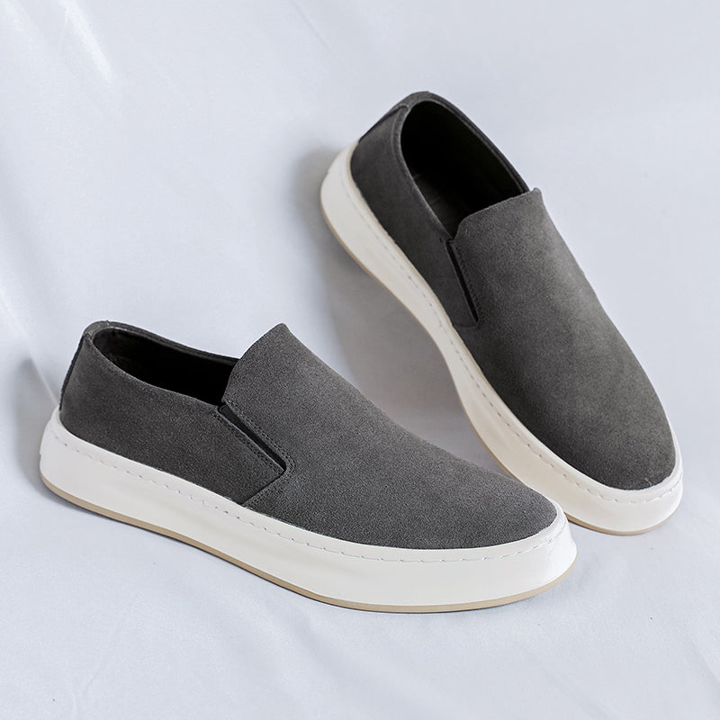 David | Bequeme Loafer in Veloursoptik
