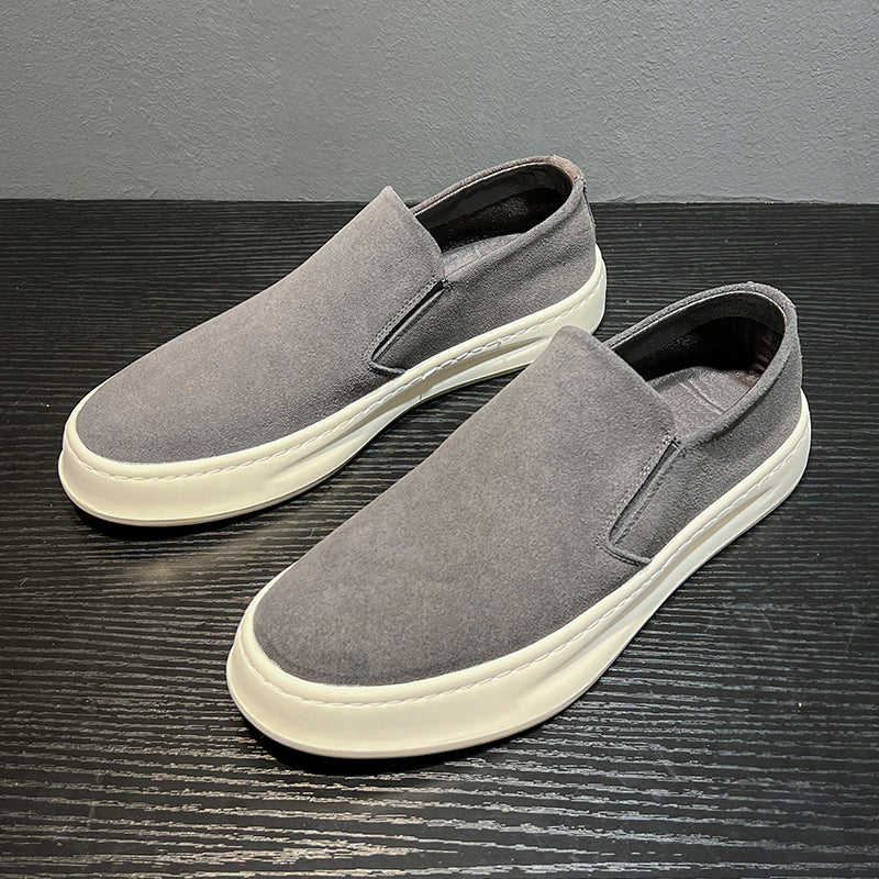 David | Bequeme Loafer in Veloursoptik