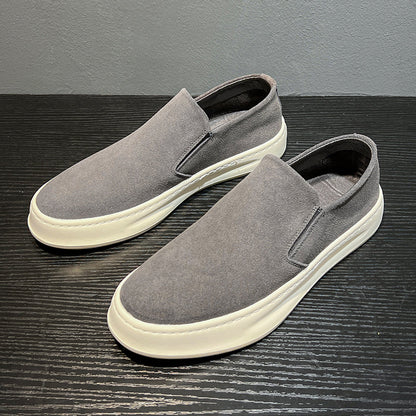 David | Bequeme Loafer in Veloursoptik