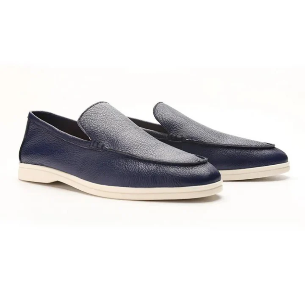 Jürgen | Strukturierte Loafer in Lederoptik