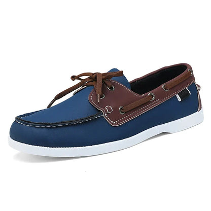 Detlef | Schwarze Business-Loafer in Lederoptik