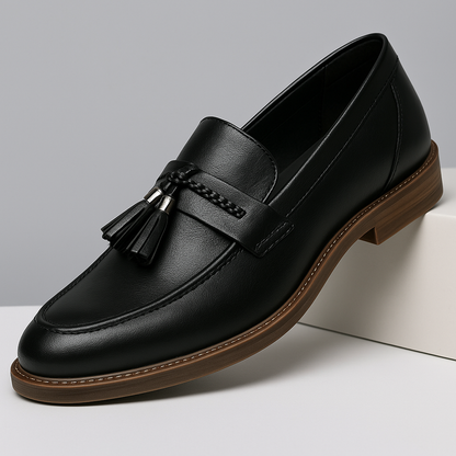 Cornelius | Loafer in Lederoptik mit Quasten