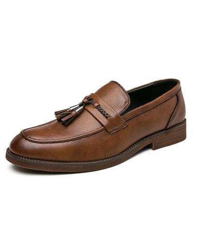 Cornelius | Loafer in Lederoptik mit Quasten