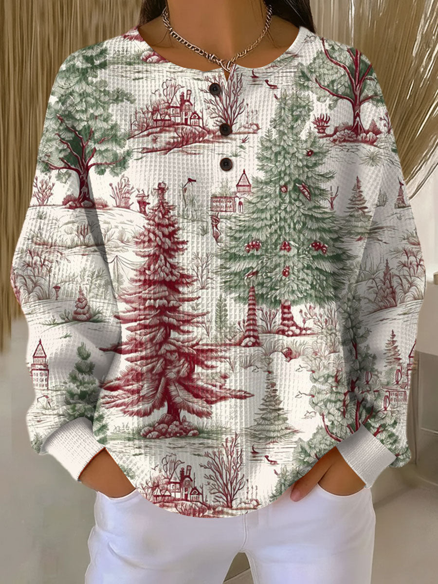 Birte | Pullover mit Winterlandschaft