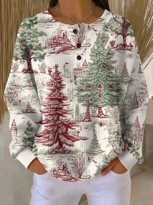 Birte | Pullover mit Winterlandschaft