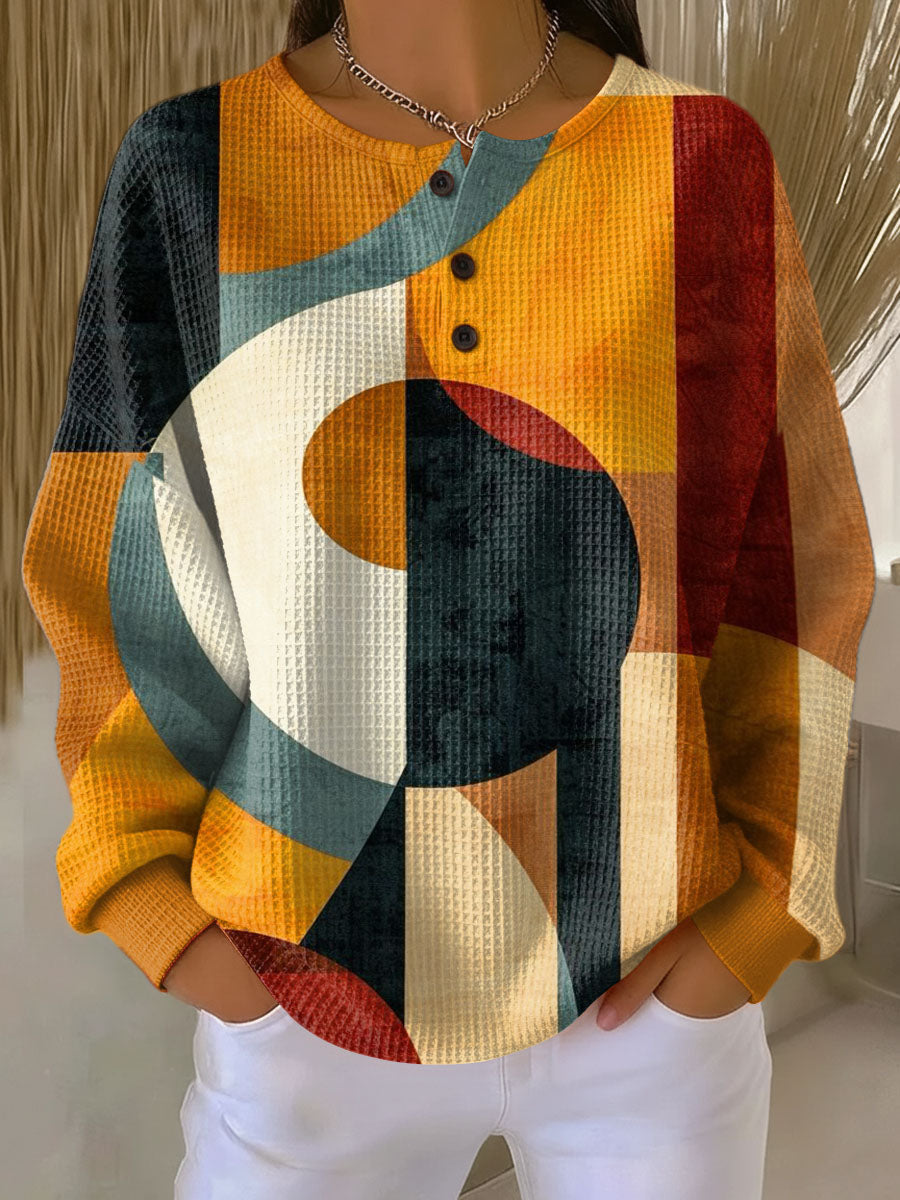 Helene | Pullover mit geometrischem Muster
