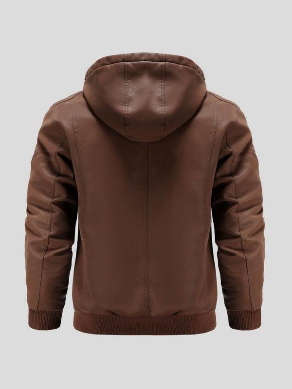 Leander | Braune Kapuzenjacke