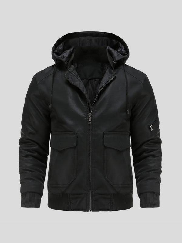 Leander | Braune Kapuzenjacke