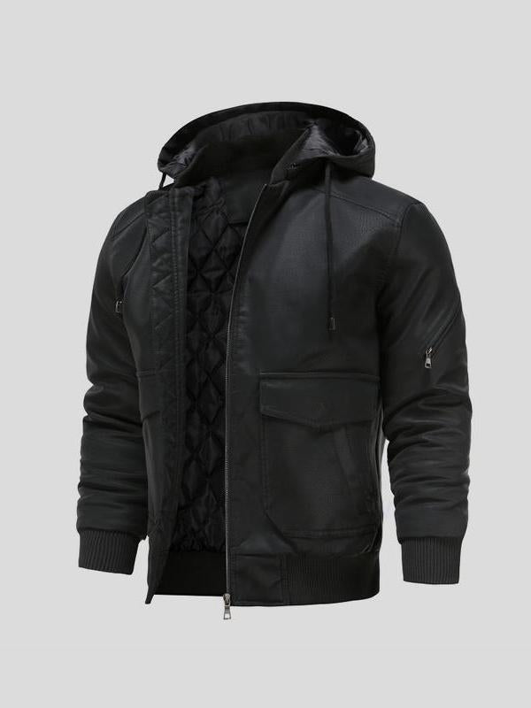 Leander | Braune Kapuzenjacke