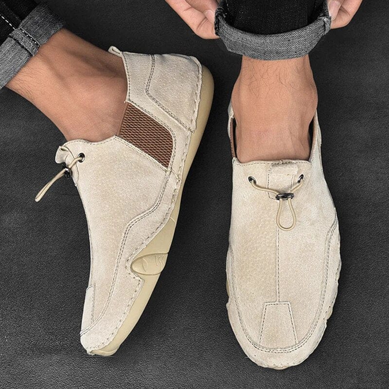 Lars | Cremefarbene Slipper