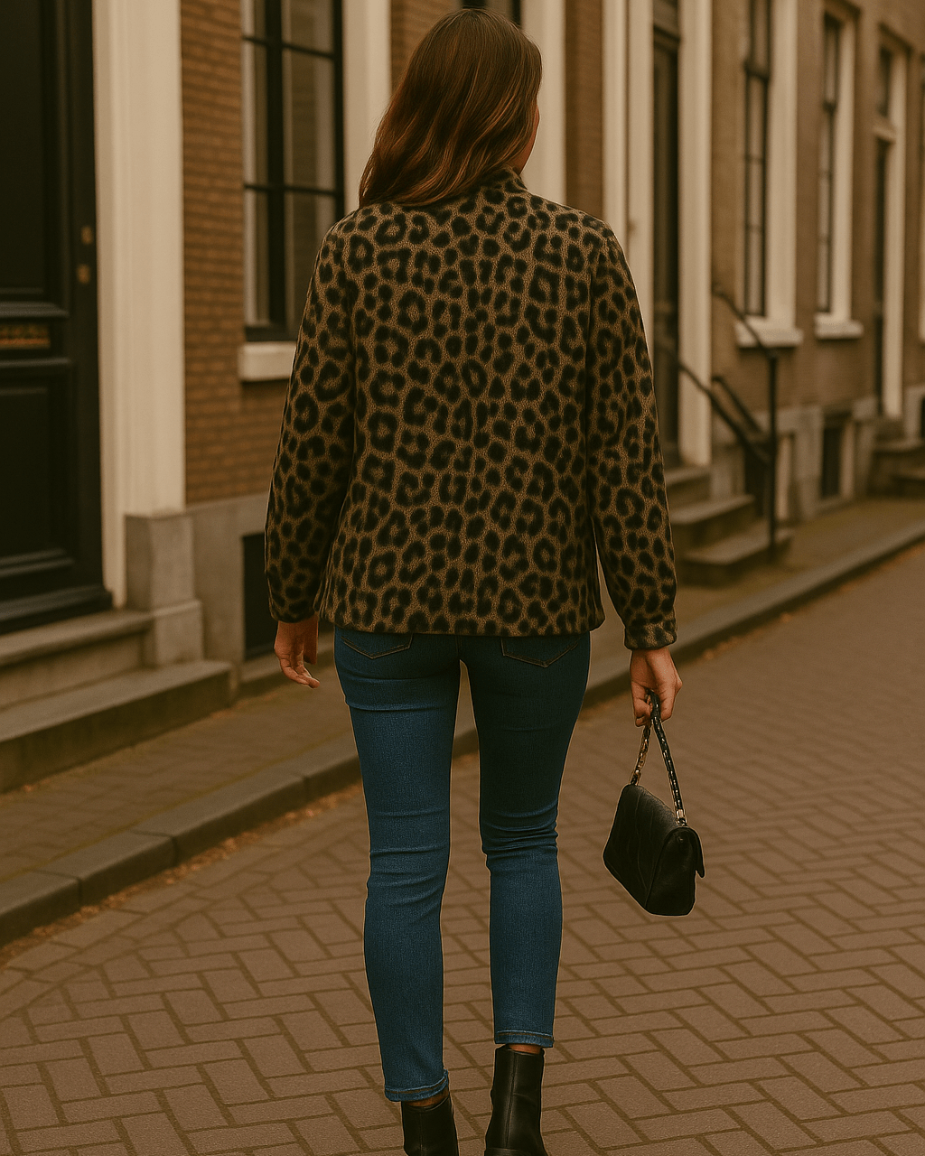 Leona | Bomberjacke mit Leopardenmuster