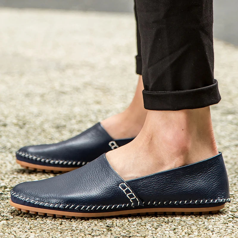 Peter | Leichte Loafer in Lederoptik