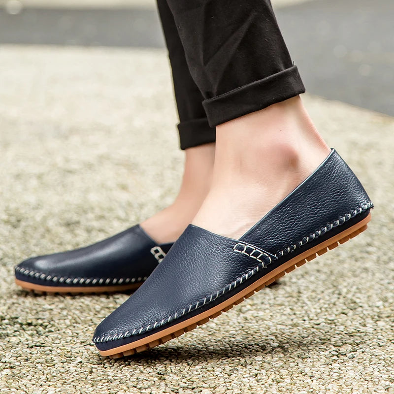 Peter | Leichte Loafer in Lederoptik
