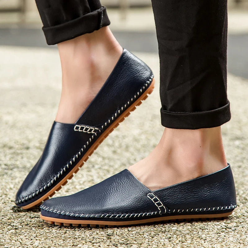 Peter | Leichte Loafer in Lederoptik