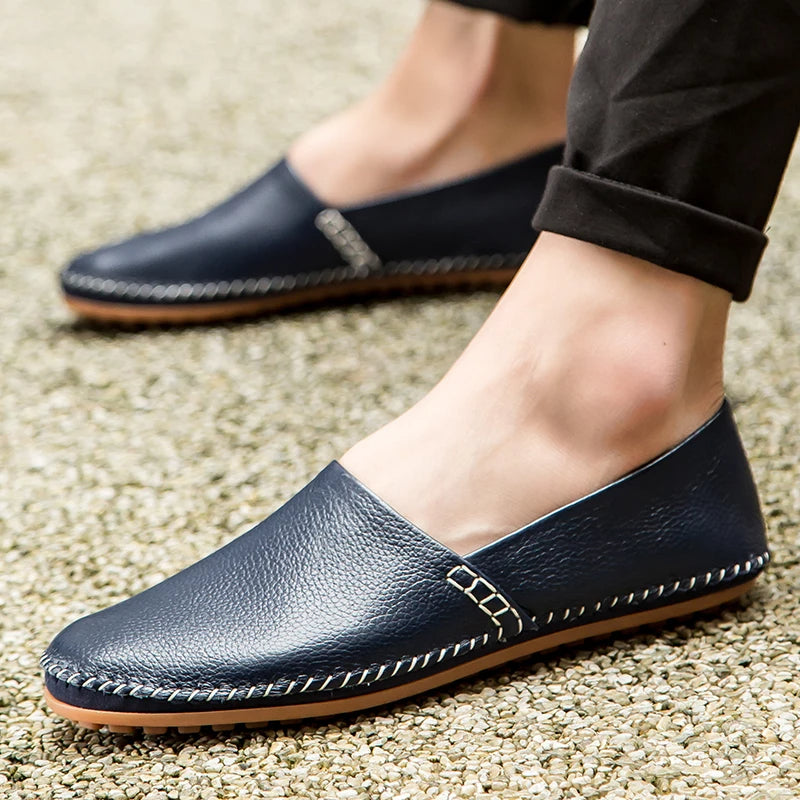 Peter | Leichte Loafer in Lederoptik