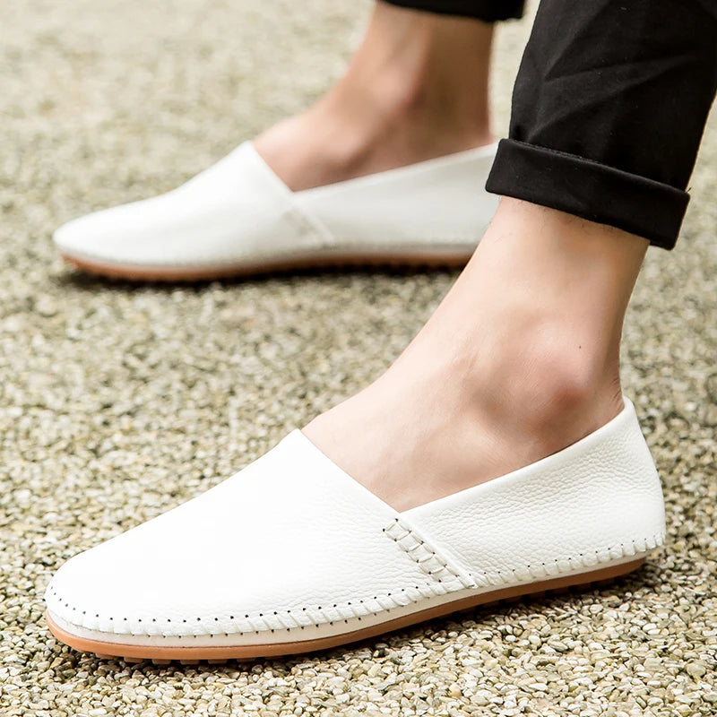 Peter | Leichte Loafer in Lederoptik