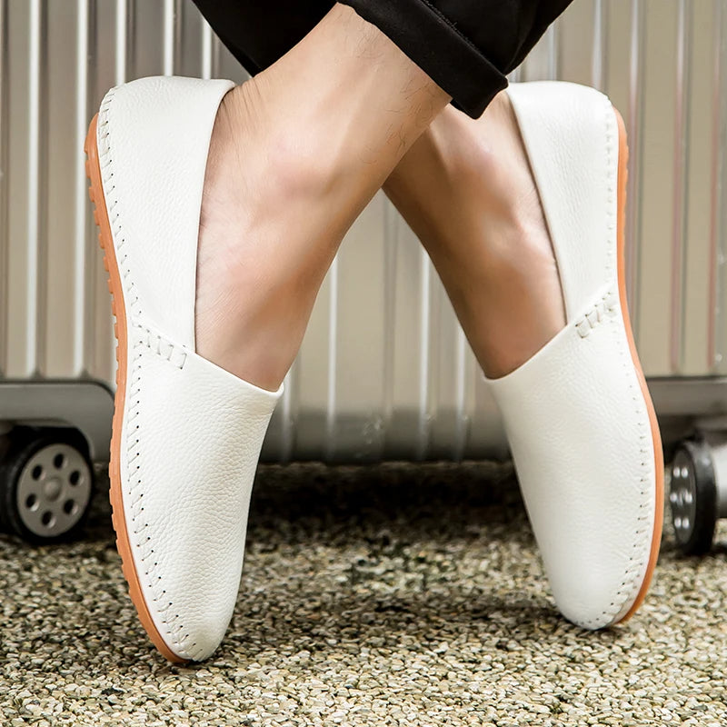 Peter | Leichte Loafer in Lederoptik