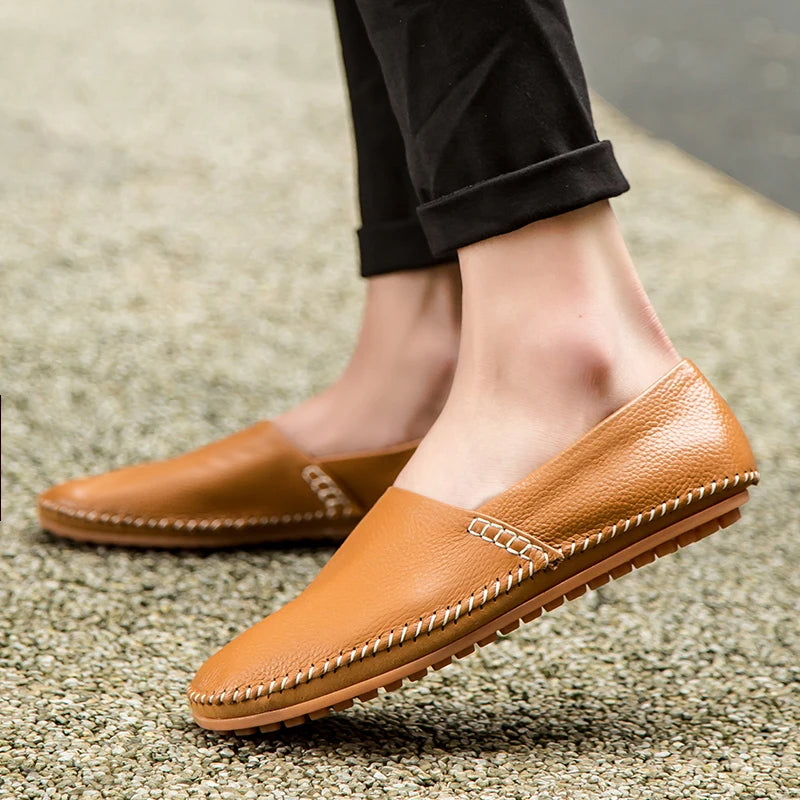 Peter | Leichte Loafer in Lederoptik