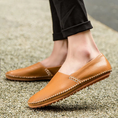 Peter | Leichte Loafer in Lederoptik