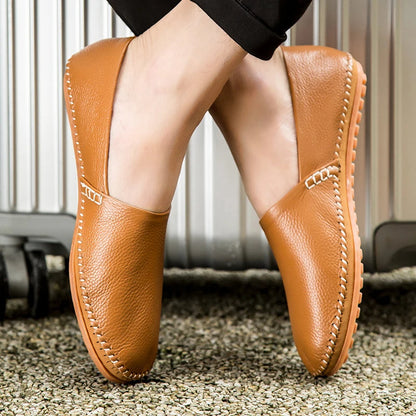 Peter | Leichte Loafer in Lederoptik